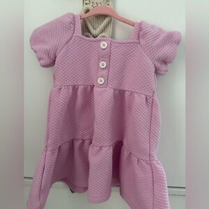 Janie and Jack Pink Quilted Dress